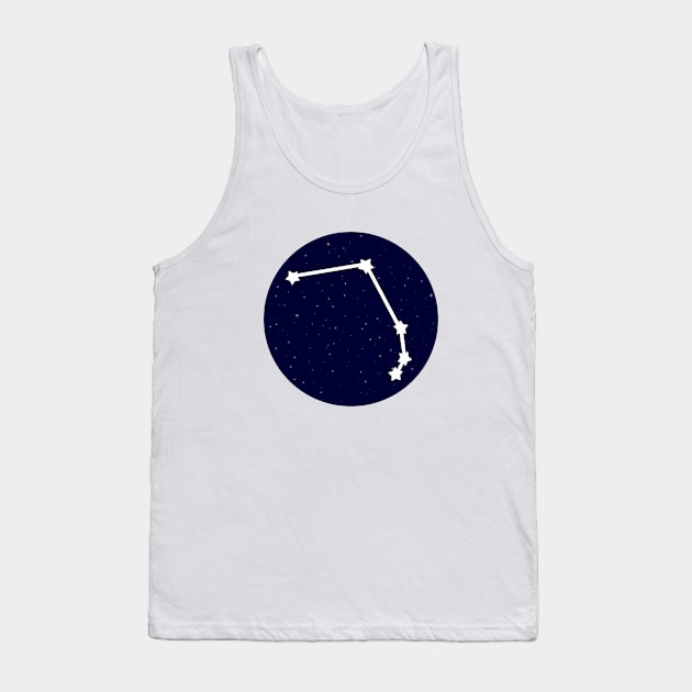 Aries Zodiac Constellation Tank Top by lulubee